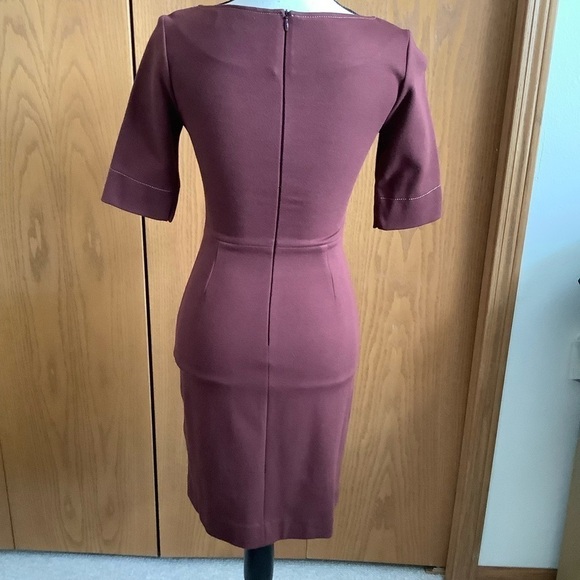 MM Lafleur The Narie Brown Dress Sz-0 - Picture 2 of 6
